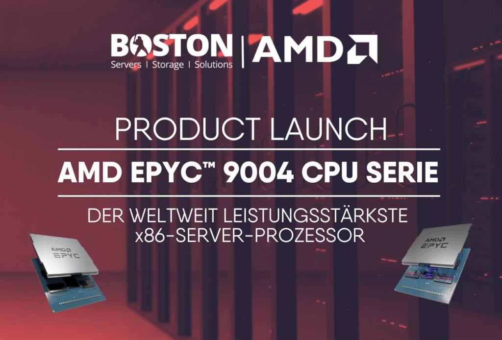 Top-Performance mit der neuen AMD EPYC 9004 CPU-Serie