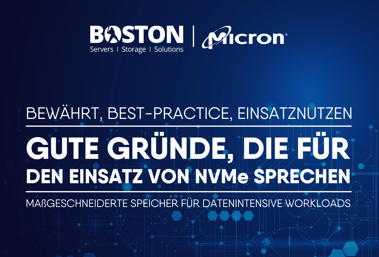 Boston NVME-SSD-Speicher