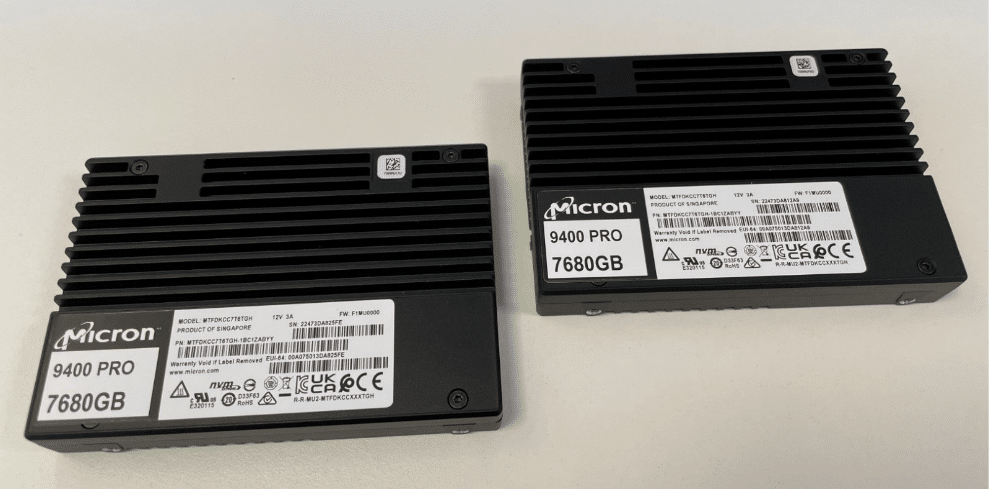 Boston Micron 9400 PCIE GEN4 Speicherleistung