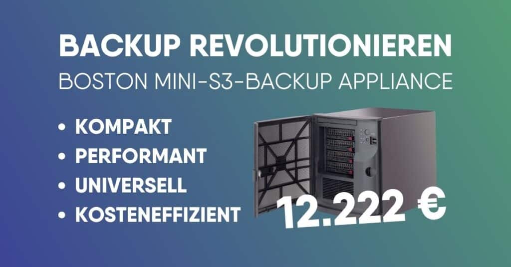 Boston Mini Backup-S3-Appliance